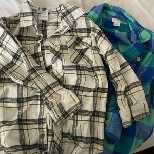 Janie and Jack and crewcuts boys size 3 flannels
